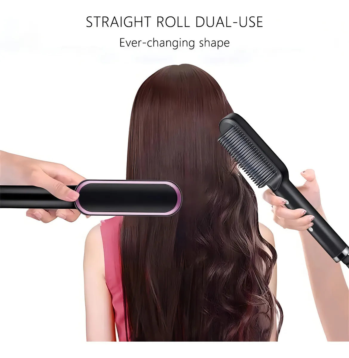 Cepillo Alisador Potente 3 en 1